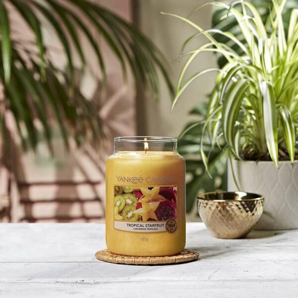 Yankee Candle (duża) TROPICAL STARFRUIT - obrazek 2